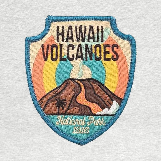 Hawaii Volcanoes National Park Patch by HaleiwaNorthShoreSign